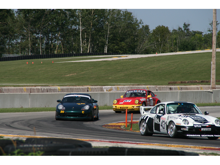 Keeping it Close at Road America PCA Race