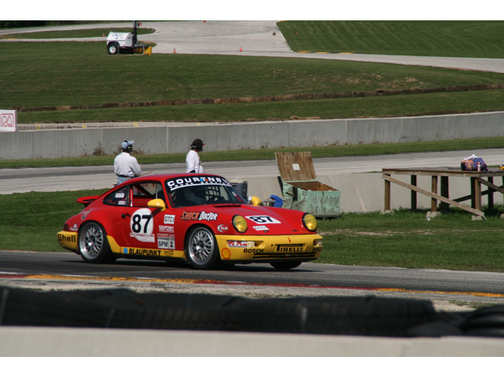 Up the Hill at Road America PCA Race