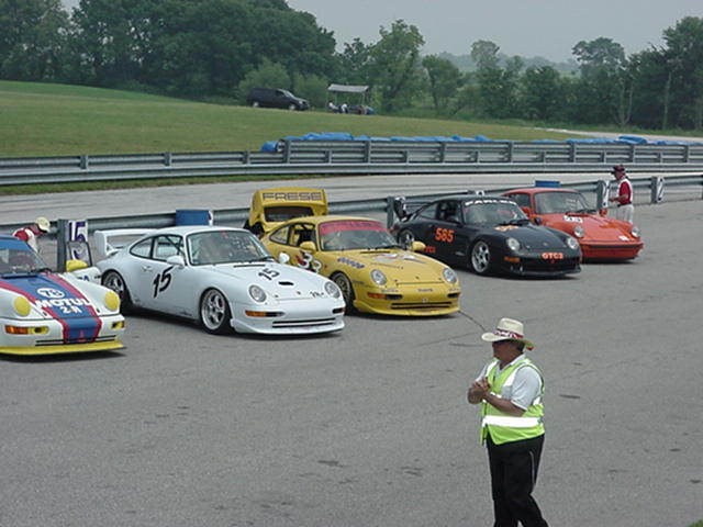 GT Class Grid at First Race at Putnam