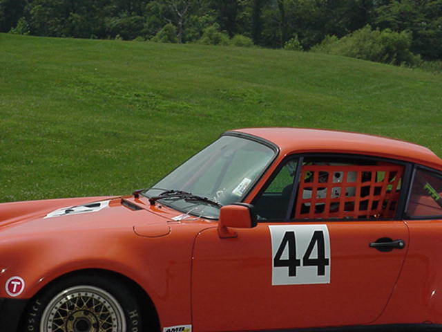 A Tired and Happy Driver at First Race at Putnam