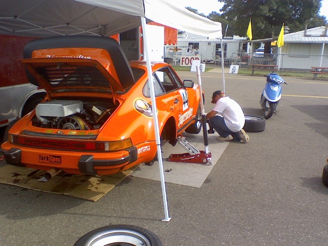 Checking and Rotating Tires at Nord Stern Club Race DE